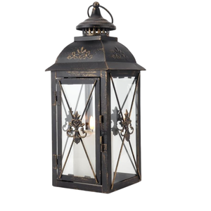 Modern White Iron <b>Lantern</b> Decorative Table Organizer Hangng Lamtern for Home Parties and <b>Christmas</b> Events Economically Priced - Product Image 4