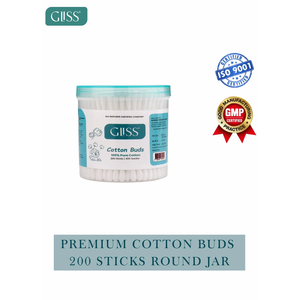 Bâtonnets de coton GLISS à marque privée, sans peluches, en bois de bambou, recyclables, exportateur en gros, fabricants Inde, outils de nettoyage et de maquillage - Product Image 5