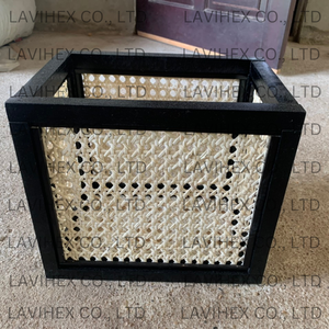 Hot Trend for 2023 Natural Wood Rattan Cane <b>Basket</b> for Kitchen Bathroom <b>Storage</b> Handcrafted in Vietnam - Product Image 5