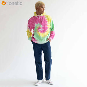 เสื้อฮู้ดดี้ลายไทไดสำหรับฤดูหนาว แบบสั่งทำพิเศษสำหรับผู้ชาย ป้องกันลม ทรงโอเวอร์ไซส์ คุณภาพสูง จำนวนมาก - Product Image 2