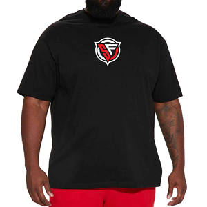 SWIFT FUSION-Camiseta personalizada de algodón pesado 100% para hombre, ropa de calle de corte regular con hombros caídos y cuello redondo, estampado Digital 'Heavy Box' - Product Image 6