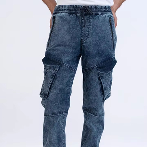 Pantalon de jogging unisexe en molleton léger et respirant pour adultes à séchage rapide imprimé avec strass et motif appliqué lavé 100% coton - Product Image 1