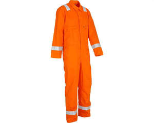 Combinaison de travail de sécurité en polyester respirant, imperméable, coupe-vent, réfléchissant fluorescent, antibactérien, avec plusieurs poches, taille plus - Product Image 4