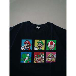 VTG 90's <b>Mario</b> <b>T</b>-<b>Shirt</b> 100% Organic Cotton Solid Jersey 300 Grams Screen Print & Silk Screen Printing Printed <b>T</b>-<b>Shirts</b> - Product Image 4