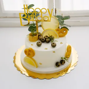 Présentoir à desserts et gâteaux en métal poli et doré de grande taille de qualité supérieure - Product Image 6