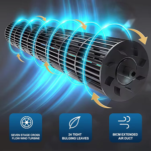 <span class=keywords><strong>VARATO</strong></span> Ventilador de Techo sin Aspas con Luz LED Diseño de Flores Único, Control Remoto, Cuerpo de Hierro para Sala de Estar, Motor de CC - Product Image 6