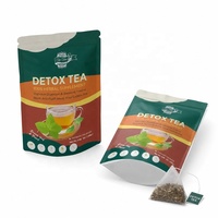 Thé Détox Minceur aux Herbes Personnalisé avec Logo, Cure de 14 Jours, Thé Amincissant à la Menthe Poivrée et au Gingembre, Marque Privée OEM/ODM