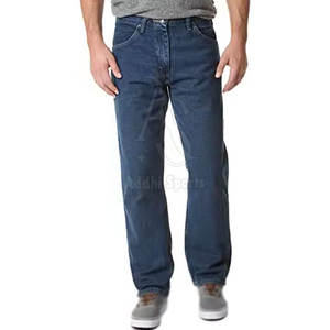 Vente en gros de pantalons jeans décontractés pour hommes fabriqués sur mesure avec la dernière conception quantité minimale de commande bas taille moyenne léger 100% coton épaisseur moyenne - Product Image 4