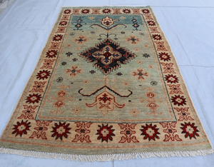 Handmade Oushak Woolen <b>Rug</b> Turkish Knot Design Hand Knotted Set of KNOTS for Living Room Bedroom Any Room - Product Image 5