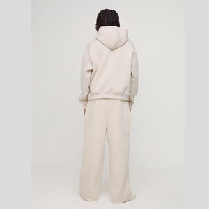 Venta al por mayor de alta calidad de lujo 420gsm polar 100% algodón sudaderas con capucha de gran tamaño personalizado hombro caído sudadera bordada - Product Image 4