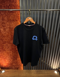 T-shirt décontracté respirant à manches courtes et col rond pour homme, grande taille, en coton uni 300 grammes, anti-boulochage, satiné, anti-plis - Product Image 4