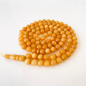 บัตเตอร์สกอตช์ลูกปัดอิสลามอำพันบอลติกธรรมชาติ - Product Image 1