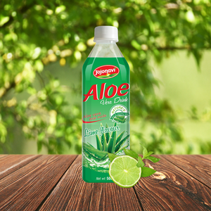 Produit chaud Jus de boisson de qualité supérieure Lime Aloe Vera 500ml JOJONAVI Bouteille OEM ODM Marque privée Usine Fournisseur d'exportation - Product Image 1