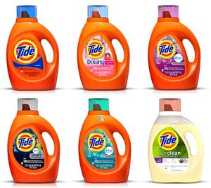 Pour la marée Original jasmin lavande parfumé jetable détergent en poudre nouveaux sacs liquides pour vêtements salle de bain verre - Product Image 1