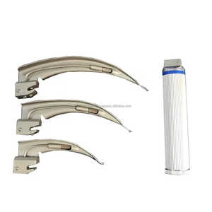 Laringoscopio reutilizable de animales veterinarios con bombilla de intubación Anestesia de intubación traqueal de garganta de acero inoxidable Certificado CE - Product Image 2