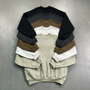 Sudadera de lana personalizada para hombre, cuello redondo, sudaderas de lana Sherpa de peluche para hombre, sudadera de lana esponjosa con cuello redondo para hombre - Product Image 5