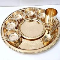 Laiton Lota Handbell Dessert Bol Et Brûleur D'encens Ensemble De 5 Pièces De Luxe Pooja Accessoires De Mariage Diwali Coffrets Cadeaux Offre Spéciale