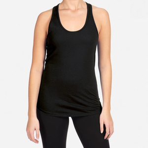 Camiseta sin mangas informal para mujer, talla grande, transpirable, de secado rápido, tela de jersey de algodón y spandex de 180 g, diseño holgado sin mangas, estilo crop, para exteriores - Product Image 5