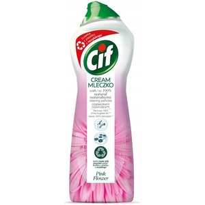 Cif Cream Eco-Friendly Liquid Multi-Purpose <b>Kitchen</b> <b>Cleaner</b> Pink Flower-16.9 Fl Oz / 500 mL X 3 Pack - Product Image 1