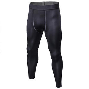 Leggings de compression respirants et à séchage rapide pour hommes, en coton/fibre de bambou, haute élasticité, pour la course en extérieur - Product Image 5
