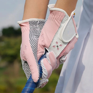 Precio de fábrica Logotipo personalizado Microfibra Es suave y transpirable Guantes de golf Deportes al aire libre Guantes de golf - Product Image 5