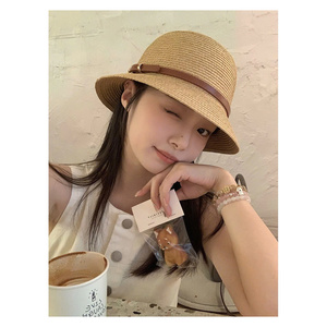 Chapeau de paille multifonctionnel 2024 Trend pour hommes et femmes Cosplay String Sun Beach Party Travel Performance Lace Accessory Fishing - Product Image 2