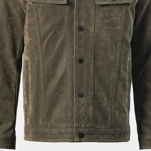 Veste en jean personnalisable ODM du fabricant direct, marron foncé, olive foncé, manches longues, style urbain d'hiver, vêtements de neige, marin 3D - Product Image 6