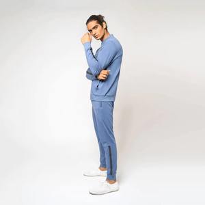 Style tendance hommes coton à la mode ODM Design survêtement couleur personnalisée respirant solide adulte taille hiver - Product Image 4