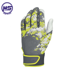 Guantes de camuflaje sublimados de bateo de béisbol de la mejor calidad, Material de cuero de poliéster, colores personalizados, tallas para - Product Image 3