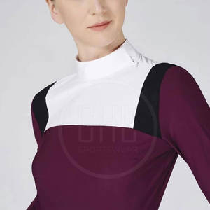 Camisa de Equitación Premium para Mujer con Tela Spandex de Secado Rápido y Transpirable para un Rendimiento Cómodo, Estilo y Elegancia - Product Image 3