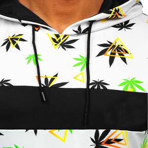 All Over Print Sublimation Mens Logo Graphic Hoodie Sudaderas térmicas con cordón personalizado con capucha - Product Image 6