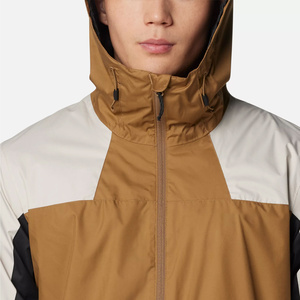 Chaqueta Impermeable para Hombre OEM, Tejido Oxford 10,000mm, Ecológica, Diseño Personalizado, Transpirable, Chaqueta para Lluvia, Impresión de Logotipo - Product Image 4
