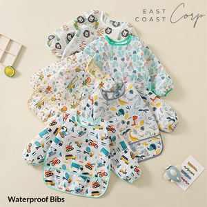 Baberos impermeables para niños pequeños, bata de bebé para comer, Baberos de bebé para la dentición de alimentación - Product Image 2