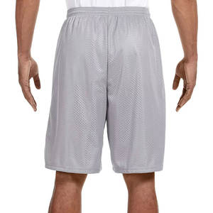 Vente en gros de shorts de basket-ball classiques vintage avec logo personnalisé pour hommes en maille de polyester, shorts de sport unis d'été 100% en polyester - Product Image 4