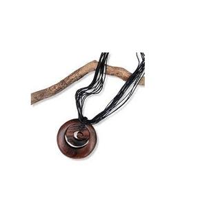 สร้อยคอไม้ชิ้นการออกแบบและลูกปัดยาวเสื้อกันหนาวโซ่สร้อยคอเครื่องประดับสำหรับผู้หญิงและทำด้วยมือใช้ - Product Image 5