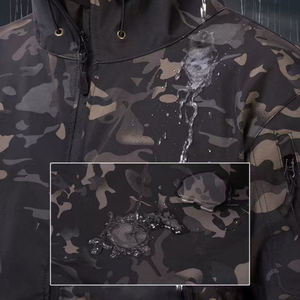 Veste imperméable Veste en peau de requin pour hommes Randonnée en plein air Camping Aventure Veste tactique imperméable à coque souple pour hommes - Product Image 6