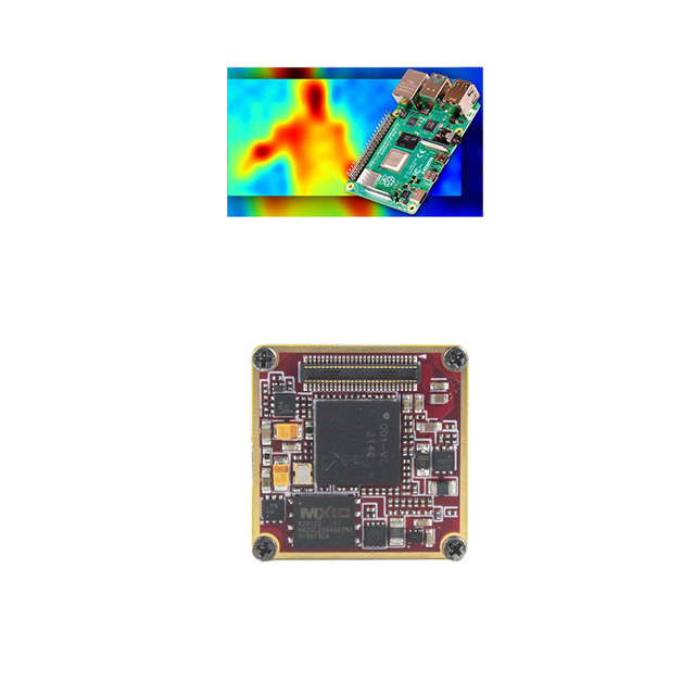 High Resolution LWIR Analog Thermal Camera with H.265 for Raspberry Pi Night Vision Style 1 Year Warranty