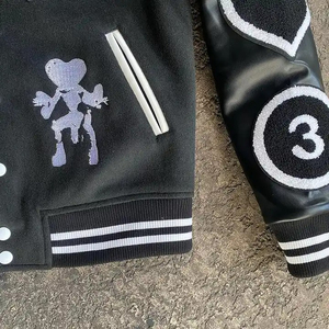 Plus Size College <b>Jackets</b> Wholesale Blank Varsity <b>Jacket</b> Custom Logo Plain Letterman <b>Jacket</b> <b>For</b> <b>Men</b> - Product Image 3