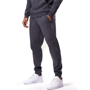 ชุดวอร์มลำลองสำหรับผู้ชายฤดูหนาว ระบายอากาศได้ดี กางเกงขายาว ชุดเซ็ตพร้อมปักโลโก้ได้ ไซส์ใหญ่ น้ำหนักเบา เป็นมิตรกับสิ่งแวดล้อม ผ้าฝ้ายแท้ 100% - Product Image 4