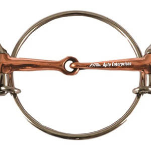 Bridon de course de chevaux Dexter Ring en acier inoxydable professionnel, embouchure en cuivre lisse, design personnalisé, haute qualité, personnalisable - Product Image 5