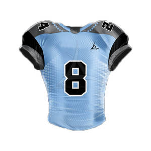 ชุดยูนิฟอร์มอเมริกันฟุตบอลดีไซน์ล่าสุด ระบายอากาศได้ดี ไซส์ใหญ่ ขาสั้น คุณภาพสูง ผลิตจากผ้าโพลีเอสเตอร์ 100% ออกแบบมาสำหรับ - Product Image 3