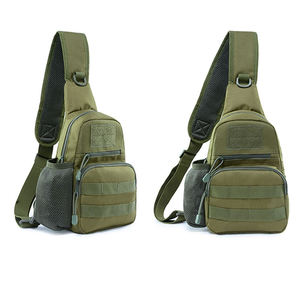 Homme multifonctionnel étanche sangle de poitrine sac de messager pratique bandoulière sacs à bandoulière léger caractéristique Polyester imprimé - Product Image 5