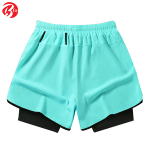 Su propio diseño de logotipo Pantalones cortos de hombre más vendidos Pantalones cortos de secado rápido para correr Jogging Fitness Entrenamiento Deportes Entrenamiento Pantalones de chándal - Product Image 2