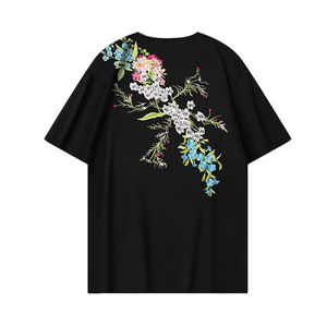 Camiseta de algodón 100% de peso pesado para hombre, logotipo personalizado de alta calidad, algodón grueso, impresión Digital de gran tamaño, ropa en blanco al por mayor - Product Image 2