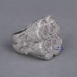 Venta al por mayor 14kt Lab Grown Moissanite Hip Hop anillo colección personalizada boda compromiso fiesta diamante anillo VVS claridad - Product Image 3