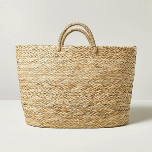 Seagrass bag high quality weave sea grass bags wholesale price handmade raffia <b>straw</b> <b>handbags</b> - Product Image 5