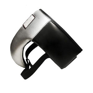 Custom Silver <b>Black</b> Groin Guard for Boxing MMA Martial Arts Protective <b>Cup</b> with Logo Adjustable Elastic Waistband Men Training - Product Image 5