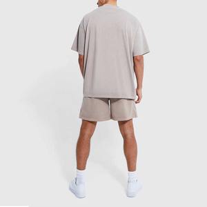 2025 gros été nouveaux hommes décontracté Shorts ensembles à manches courtes t-shirt Shorts survêtement ensemble hommes marque vêtements 2 pièces ensembles - Product Image 2
