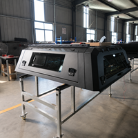 Capot de camion Ford F-150 en aluminium, 6,5 pieds, avec porte-bagages de toit et portes verrouillables