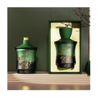Flacon de parfum de luxe en verre transparent avec impression sur soie, 30 ml, 50 ml, 100 ml, personnalisable, rechargeable, pour marque privée